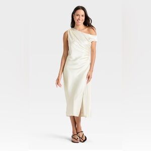 a new day One-Shoulder Cream Dress